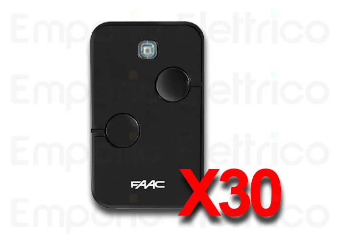 faac 30 transmisores 2 canales xto2 slh-sl-ds-rc 433mhz 787032 30 (ex code 787007)