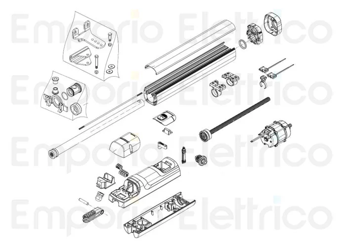 beninca repuesto motor por tom 230v 968602931