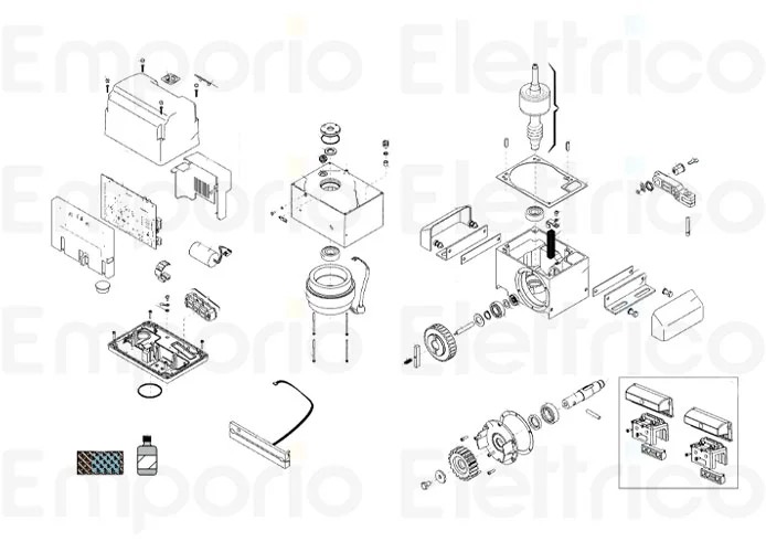 faac ricambio supporto scheda e781 63003481