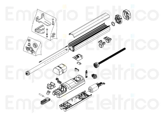 beninca ricambio chiocciola costampata per tom corsa 400 968602936