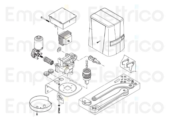 beninca repuesto motorreductor por ben 9686483