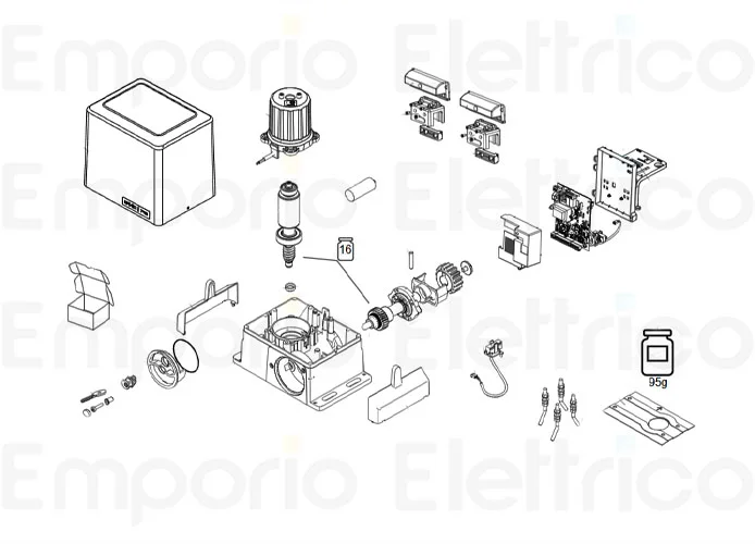 faac ricambio scheda encoder _ cavo encoder 63003532