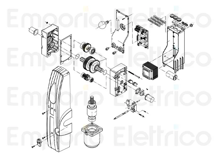 beninca repuesto de la central por zed-ri 7b 9688351