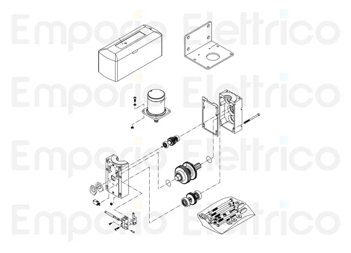 beninca ricambio carter abs x du.45e/r/24v 9686130