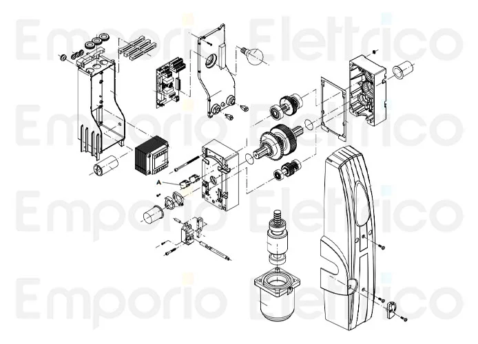 beninca pagina ricambi per motore zed.re sx