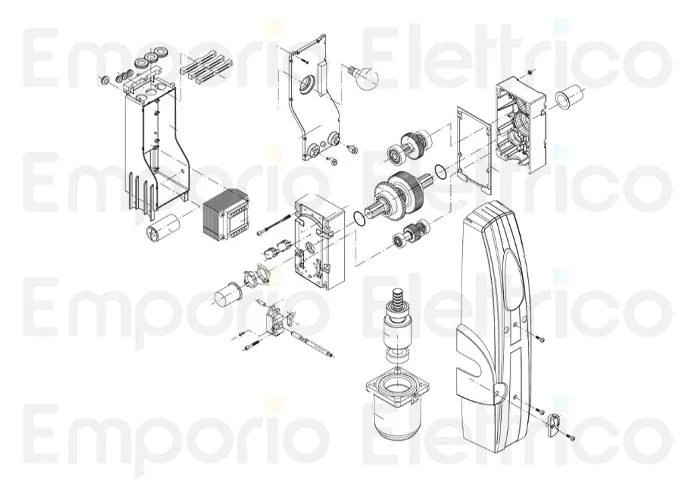 beninca página de repuestos para motor zed.ri dx