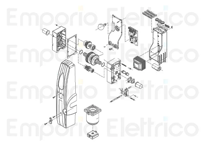 beninca pagina ricambi per motore zed.rie sx