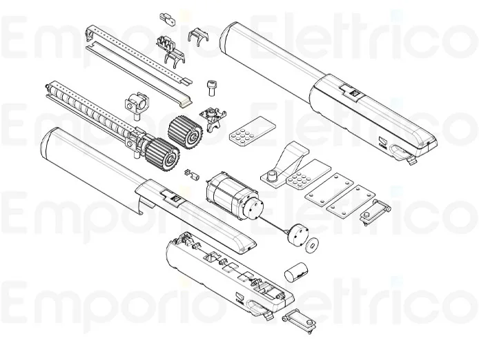came ricambio motore a3024n 88001-0343