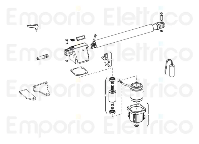 genius ricambio corpo euro bat nero sx 63003492