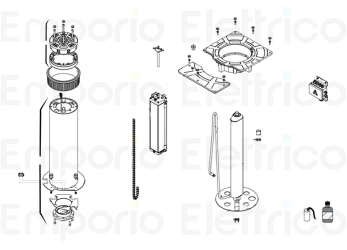 faac ricambio chiave di sblocco j200ha 63000281