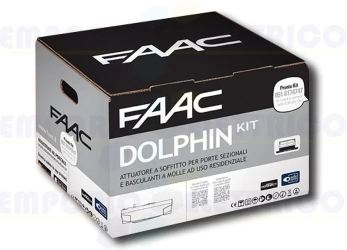faac kit automatización dolphin 24v dc dolphin kit safe 10566544