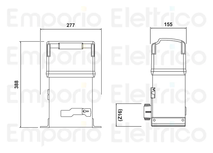 faac motoriduttore 844 r z12 reversibile 230v 109897