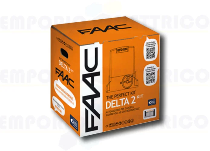 faac kit automatización 230v ac delta2 kit perfect 105914