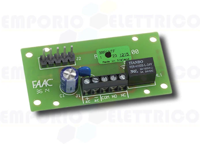 faac interface relè para receptores rp 787725