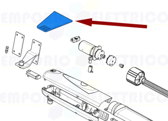 came repuesto estribo cola ax5024 ax71230 119rid303