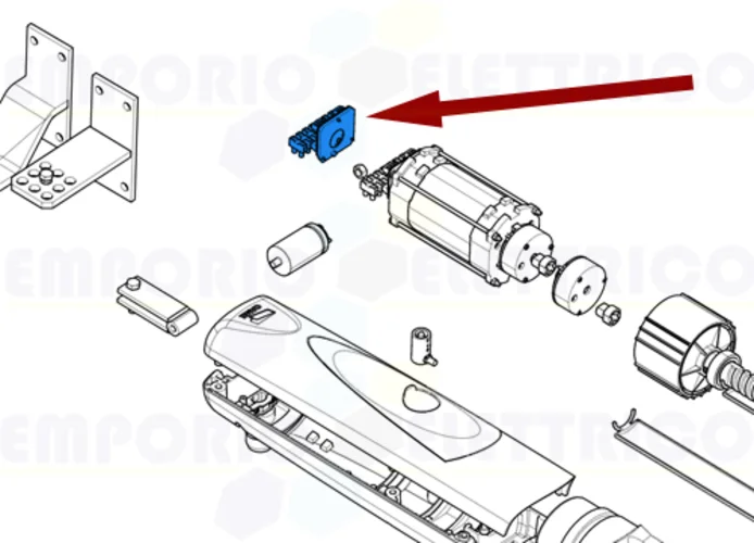 came repuesto tarjeta electrónica encoder motor ax30 119rid314