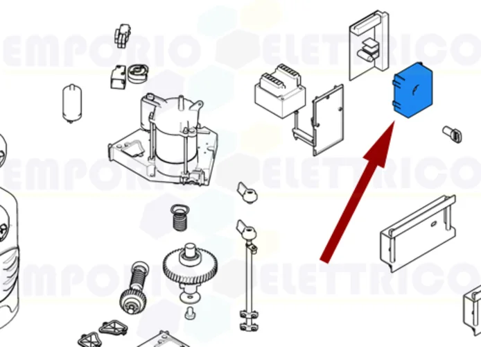 came repuesto tapa de protección tarjeta electrónica f7000 119rid237