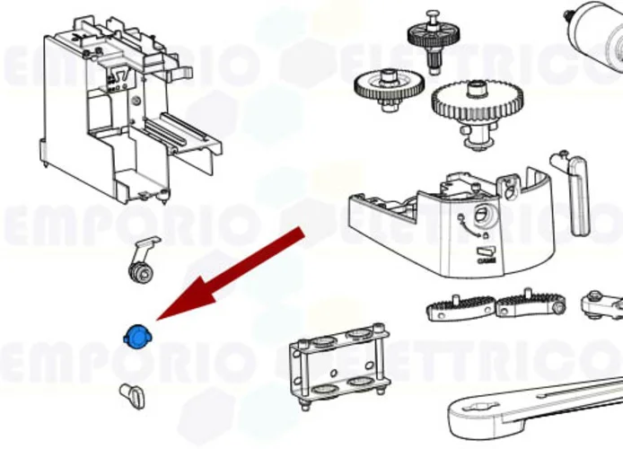 came repuesto tapón cerradura ral 7024 ftl sdn bxl 88001-0077