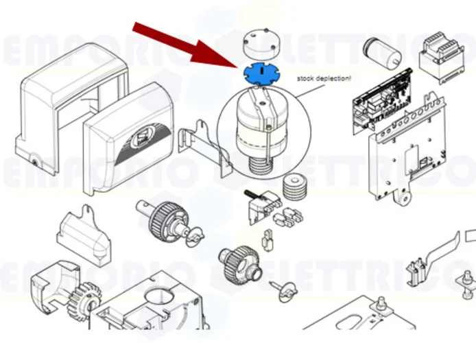 came repuesto electrobloqueo bx bk 119ribx034