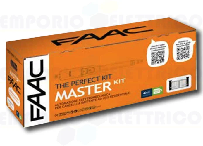 faac kit automatización 230v ac master kit perfect 105910fr