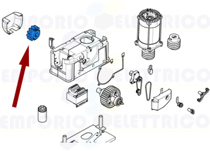 came repuesto piñón módulo 6 bk 119ribk010