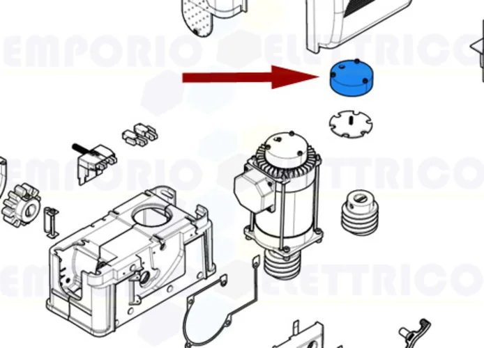 came ricambio cassa elettromagnete bk by 119riy034