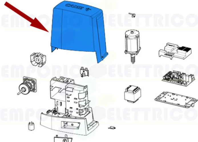 came repuesto tapa gris ral 7024 bkv 88001-0171