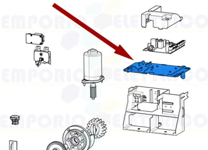 came repuesto base tarjeta xl 119rib007