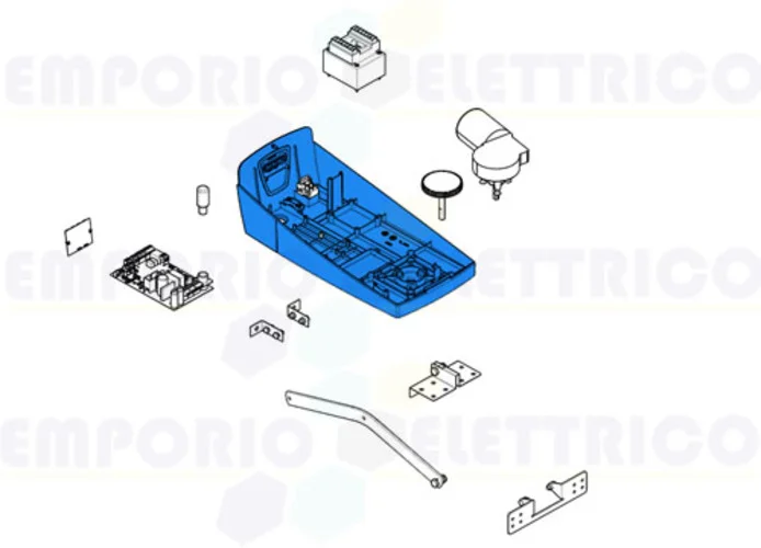 came ricambio base riduttore ver lpus 88001-0040