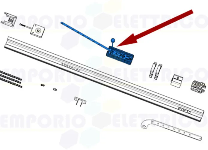 came repuesto patín de deslizamiento v6000 119rie175