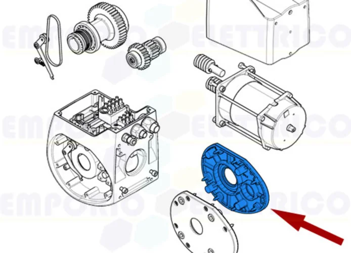 came repuesto pestaña izquierda motorreductor c-bx 119ricx026