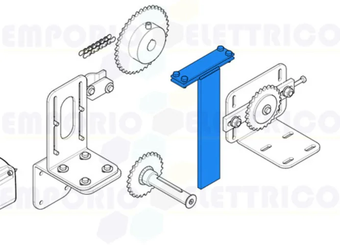 came repuesto estribo de enganche de la cadena c-bx 119ricx014