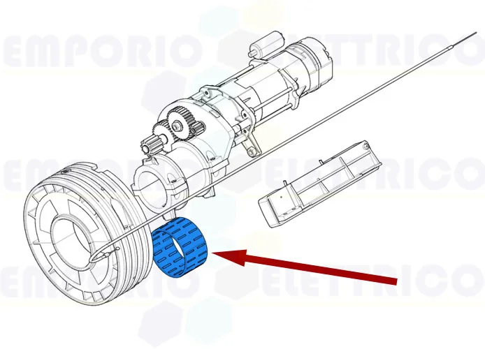 came ricambio fascia cuscinetto h40 119rih055