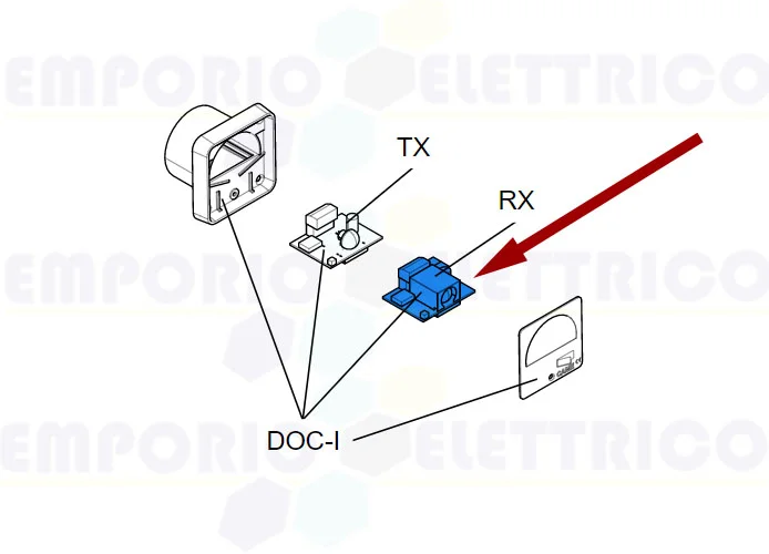 came repuesto tarjeta electrónica rx doc-i 119rir015