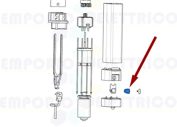 came ricambio cilindro serratura g2500 g4000 stylo-me 119rig213