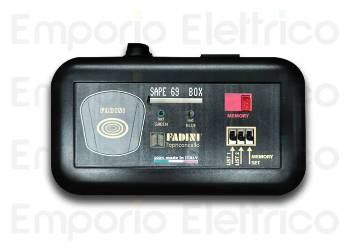 fadini programador tarjeta de memoria zero.sape box 697l