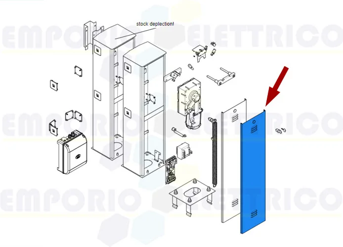 came repuesto puerta armario gard 2,5-3,25-4m 119rig226