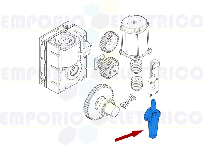 came repuesto brazo motorreductor g6000-g5000 119rig222