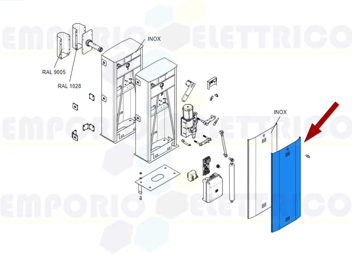 came repuesto puerta armario g6000 g6500 119rig063 