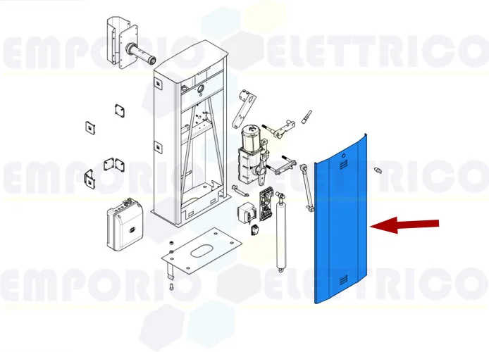 came ricambio porta armadio g5000 88001-0190