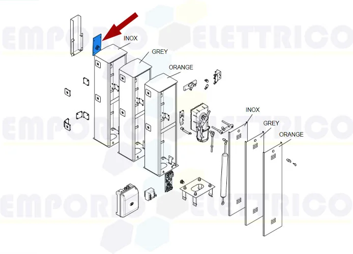 came repuesto soporte de mástil g4000 119rig055