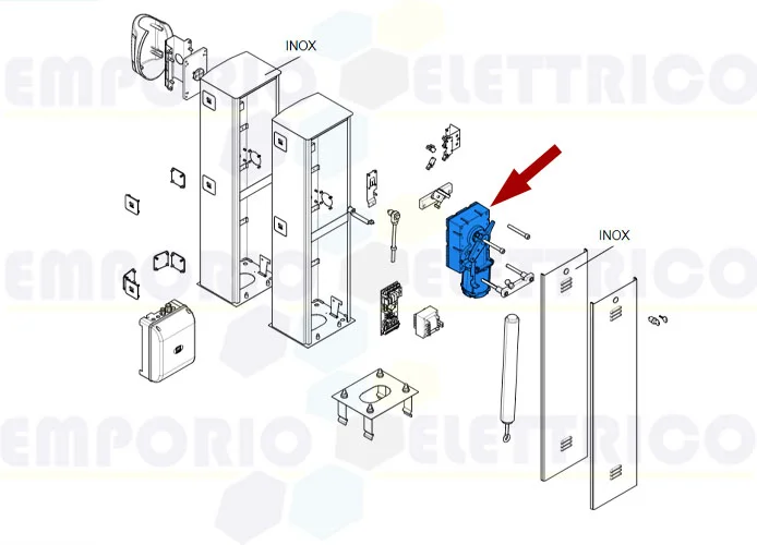 came repuesto motorreductor g3250 g3750 119rig323