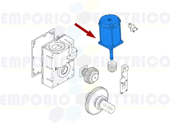 came repuesto motor 24v dc g3000 g2080e g4040e 119rig405