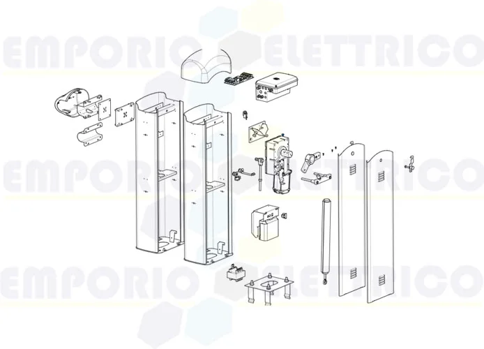 came repuesto pajete de conectores y tornillos spine e viti gard 4-8 119rig207 