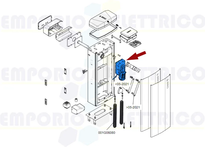 came repuesto motorreductor gt8 88003-0105