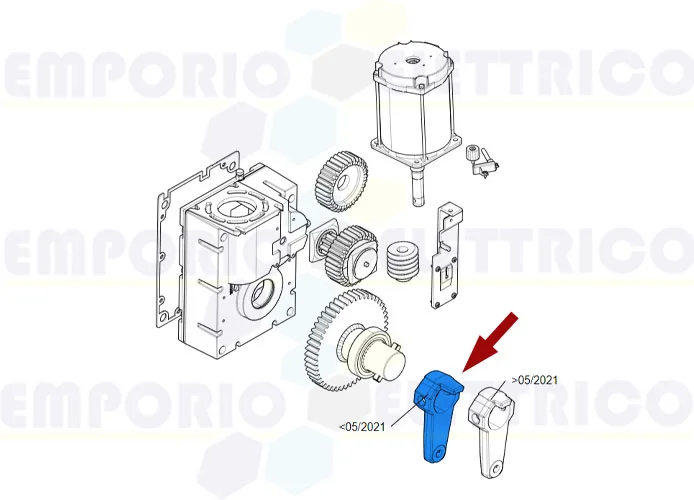 came repuesto brazo de transmisión reductor gt8 88003-0110