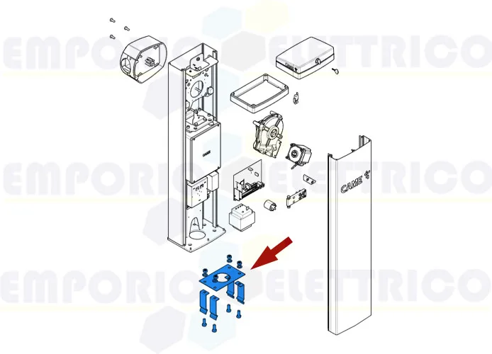 came ricambio zanche staffe gpt40ags 88003-0035