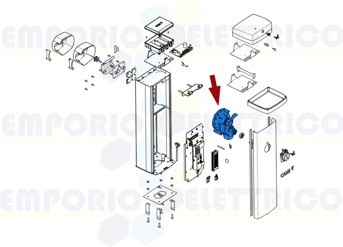 came repuesto motorreductor barrera gpx40 88003-0048