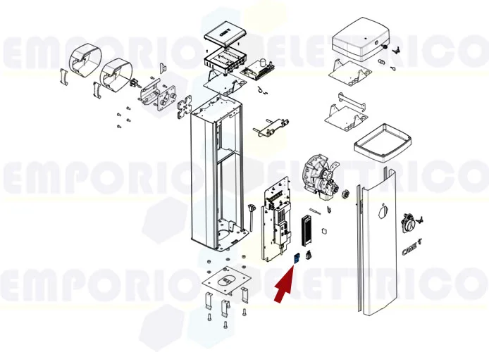 came ricambio scheda alimentazione gpx40 88003-0051