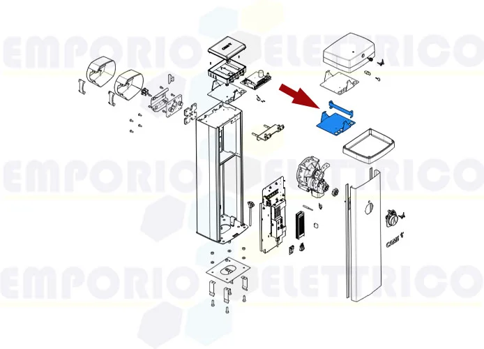 came ricambio leva sblocco coperchio gpx40 88003-0066